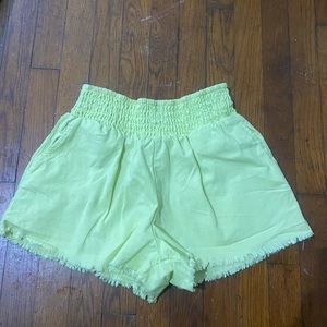 Neon Green Shorts